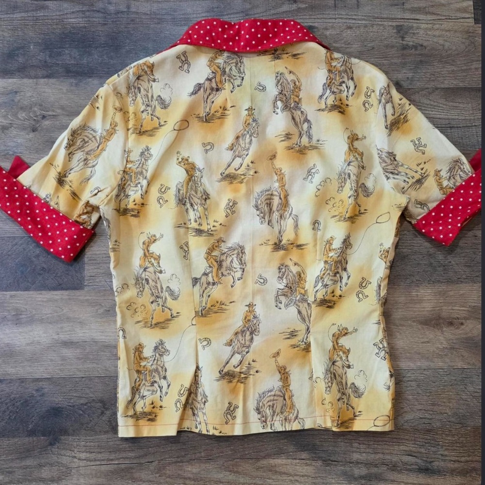 Vintage Handmade Western Rodeo Blouse - Picture 3 of 7